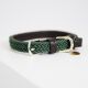 Kentucky Dogwear Hundehalsband geknüpftes Nylon Olivgrün S 42cm