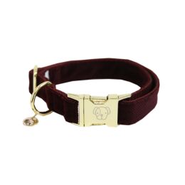 Kentucky Dogwear Hundehalsband Corduroy Bordeaux XL45-75cm