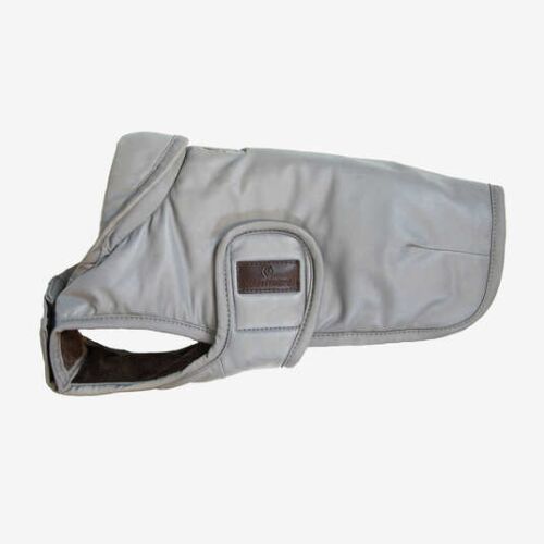 Kentucky Dogwear Hundemantel Reflektierend & Wasserabweisend Bauchlatz Silber S/M