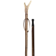 Gastrock Zielstock Hirschhorngabel einteilig Rindenecht/Natur 160 cm