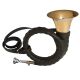 Fritzmann Jagdhorn Original Fürst Pless-Horn mit Stimmzug und Lederumwicklung
