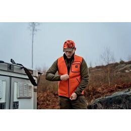 Hrkila Herren Weste Kamko Pro Edition Reversible Hi-Vis AXIS MSPLimited Edition/Orange S