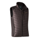 Deerhunter Herren Weste Moor Wattiert mit Strick Dark Prune 5XL