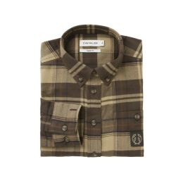 Chevalier Damen Flanellbluse Heron October Soil Brown...