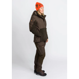 Pinewood Damen Hose Caribou Hunt Braun/Oliv 42-S