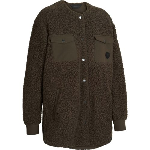 Northern Hunting Damen Wollhemdjacke Ragnhild Dark Green Dark Green 44