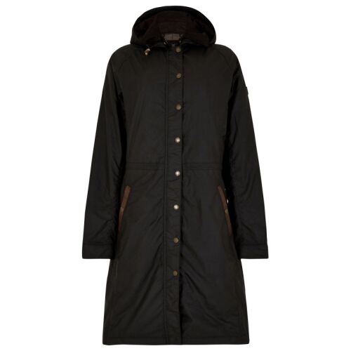 Dubarry Damen Mantel Redington Wax Cotton Black 36