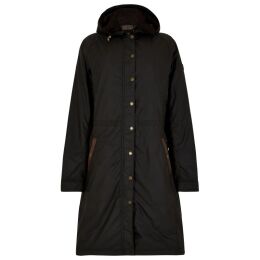 Dubarry Damen Mantel Redington Wax Cotton Black 36