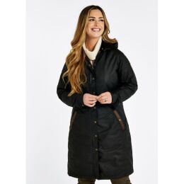 Dubarry Damen Mantel Redington Wax Cotton Black 36