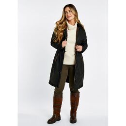 Dubarry Damen Mantel Redington Wax Cotton Black 36