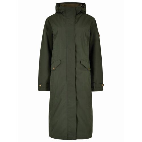 Dubarry Damen Mantel Alderford Waterproof Pesto 36