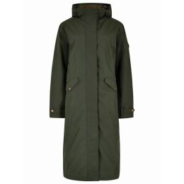 Dubarry Damen Mantel Alderford Waterproof Pesto 36
