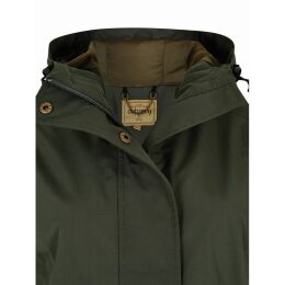 Dubarry Damen Mantel Alderford Waterproof Pesto 36