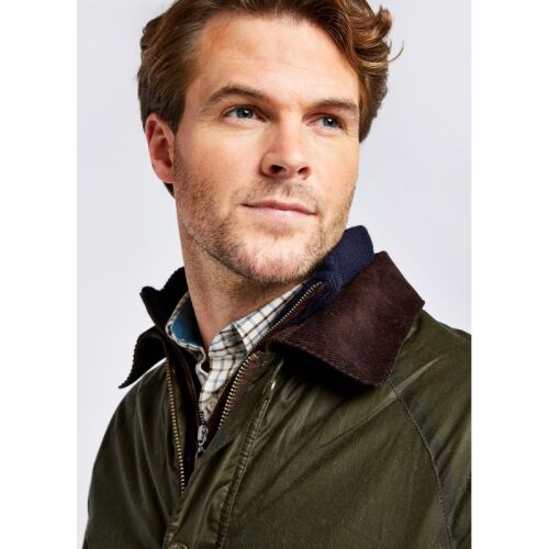 Dubarry Herren Jacke Brunswick wax cotton Pine XL