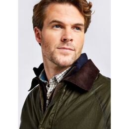 Dubarry Herren Jacke Brunswick wax cotton Pine XL