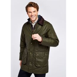Dubarry Herren Jacke Brunswick wax cotton Pine XL