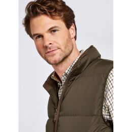 Dubarry Herren Weste Graystown down filled Olive S