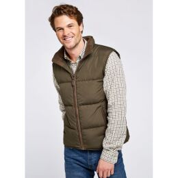 Dubarry Herren Weste Graystown down filled Olive S