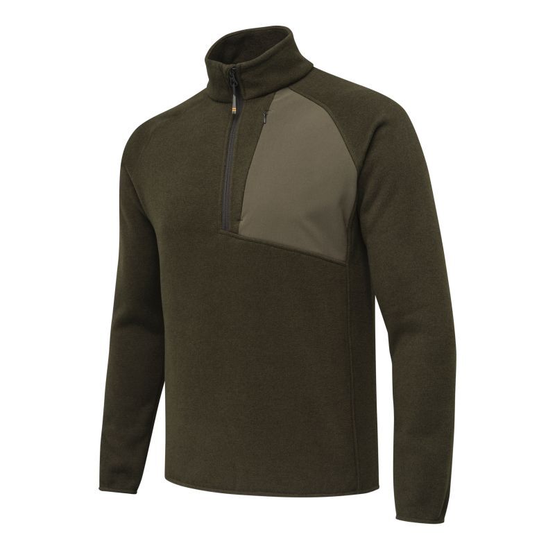 Beretta Herren Fleecepullover AbiskoHalf Zip Green Moss S
