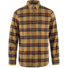 Fj&auml;llr&auml;ven Herren Hemd &Ouml;vik Heavy Flannel Buckwheat Brown-Autumn Leaf XS