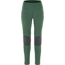 Fj&auml;llr&auml;ven Damen Leggings Abisko V&auml;rm Trekking Deep Patina-Iron Grey XS