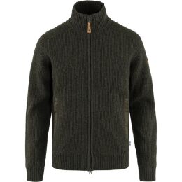 Fj&auml;llr&auml;ven Herren Strickjacke &Ouml;vik Dark Olive XXL