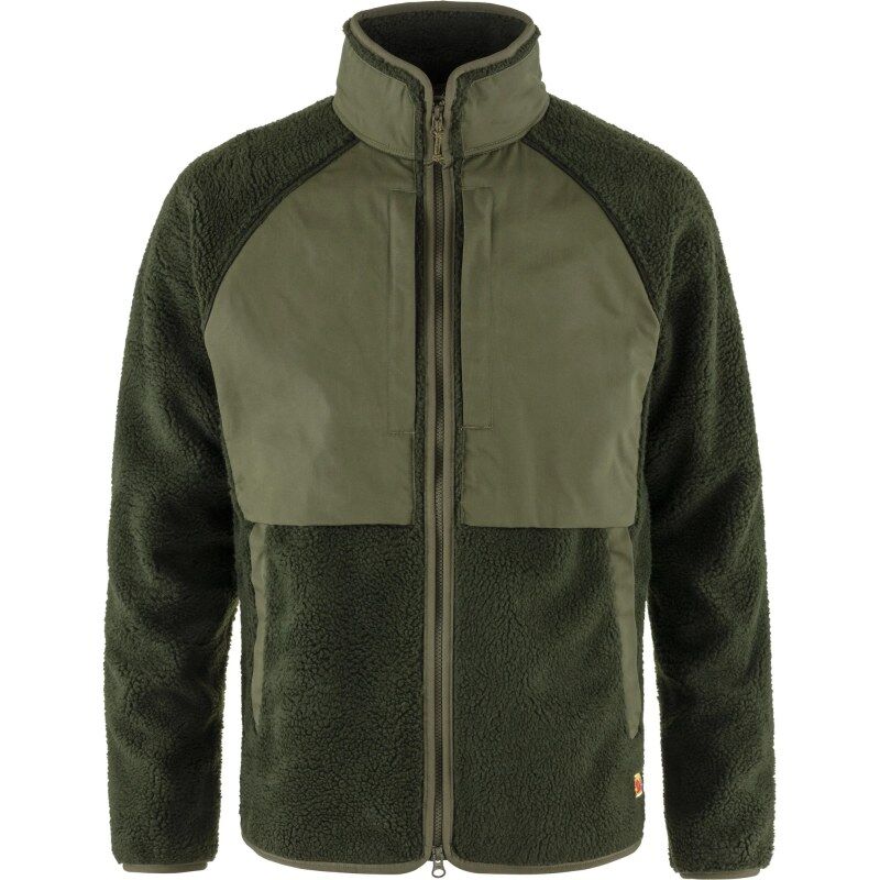 Fjllrven Herren Jacke Vardag Pile Deep Forest-Laurel Green S
