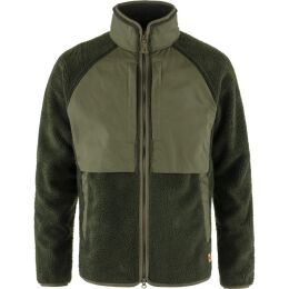 Fjllrven Herren Jacke Vardag Pile Deep Forest-Laurel Green S
