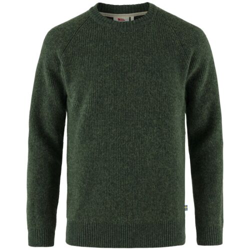 Fjällräven Herren Pullover Övik Rib Deep Forest XXL