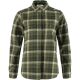 Fjällräven Damen Shirt Värmland Heavy Flannel Green-Deep Forest L