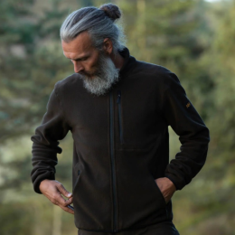 Northern Hunting Herren Pullover Kettil 2000 Dunkelgr&uuml;n / Grau L