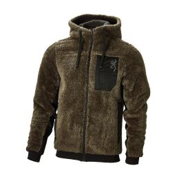 Browning Herren Sweatjacke Warm Snapshot Sherpa Gr&uuml;n S