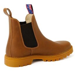 Blue Heeler Unisex Chelsea Boots Sydney Cognac 44