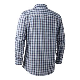 Deerhunter Herren Hemd Jeff Langarm Blau Kariert 37/38