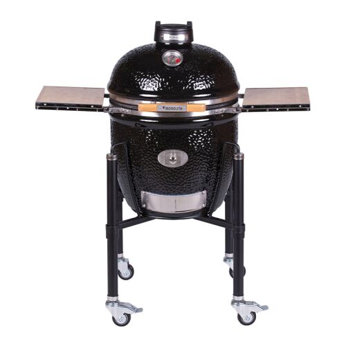 Monolith Grill Classic Pro Serie 2.0 Black mit Gestell und Seitentischen