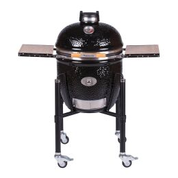 Monolith Grill Classic Pro Serie 2.0 Black mit Gestell und Seitentischen
