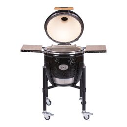 Monolith Grill Classic Pro Serie 2.0 Black mit Gestell und Seitentischen