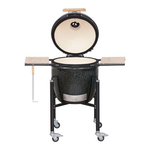 Monolith Grill Basic Black mit Gestell und Seitentischen