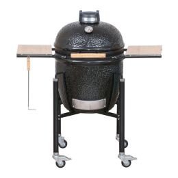 Monolith Grill Basic Black mit Gestell und Seitentischen