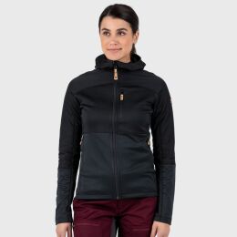 Fj&auml;llr&auml;ven Damen Jacke Abisko Trail Fleece Black XS