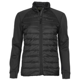 Pinewood Damen Power-Fleecejacke Finnveden Hybrid Schwarz S