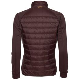 Pinewood Damen Power-Fleecejacke Finnveden Hybrid Dusty Dunkel Pink L