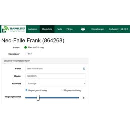 Trapmaster Fallenmelder 4G/5G Version Neo (Magnetabriss v. Geh&auml;use &amp; Neigungssensor)
