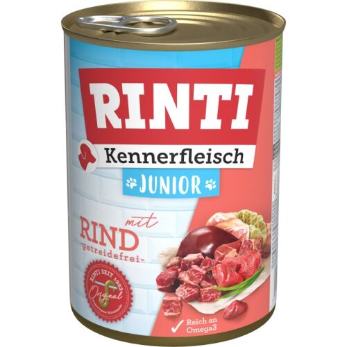 Rinti Hunde Nassfutter Dose Kennerfleisch Junior