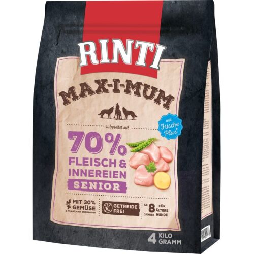 Rinti Hunde Trockenfutter Beutel Max-i-Mum Senior