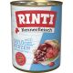 Rinti Hunde Nassfutter Dose Kennerfleisch Geflügelherzen 800g