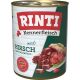 Rinti Hunde Nassfutter Dose Kennerfleisch Hirsch 800g