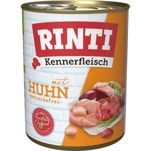 Rinti Hunde Nassfutter Dose Kennerfleisch Huhn 800g