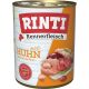 Rinti Hunde Nassfutter Dose Kennerfleisch Huhn 800g