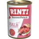 Rinti Hunde Nassfutter Dose Kennerfleisch Kalb 400g
